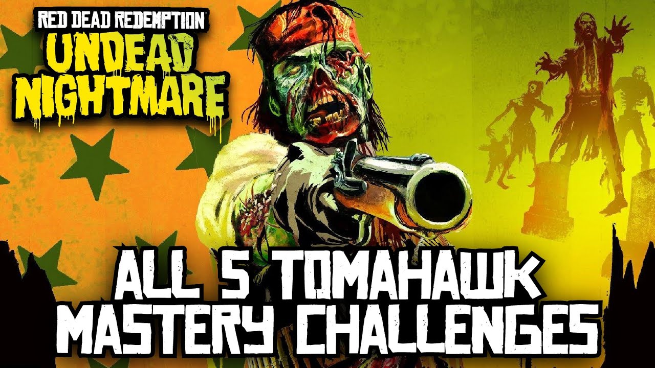 Red Dead Redemption: Undead Nightmare - All 5 Tomahawk Mastery Challenges