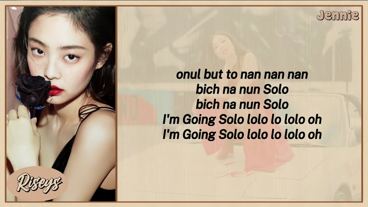 BLACKPİNK Jennie 'SOLO'[easy lyrics]@riseys