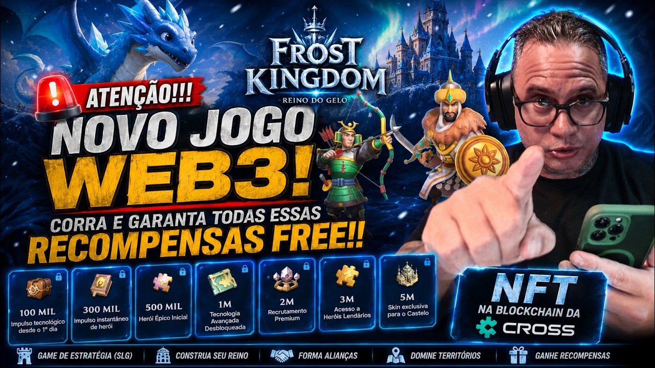 MUITA ATEN&Ccedil;&Atilde;O! LIBEROU HOJE O PR&Eacute; REGISTRO! SEJA R&Aacute;PIDO VAI LAN&Ccedil;AR O CBT DE FROST KINGDOM SLG WEB3