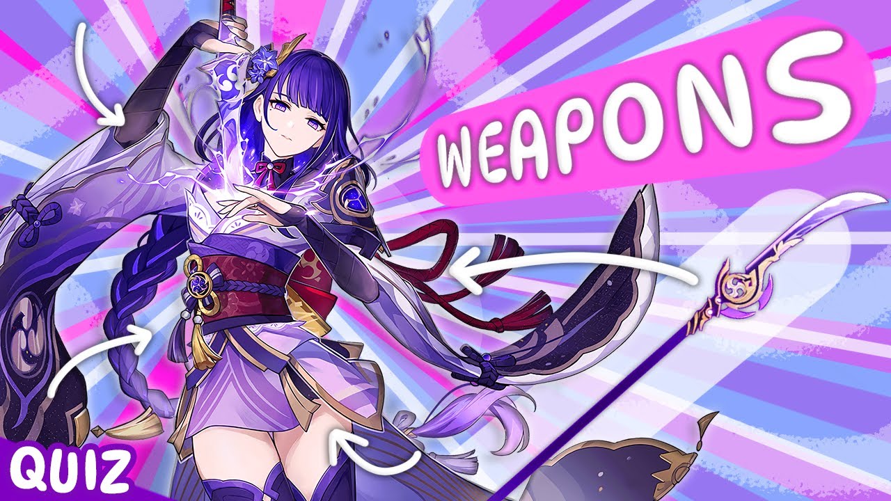 Guess your Main only by Signature Weapon! [Genshin Impact Quiz]