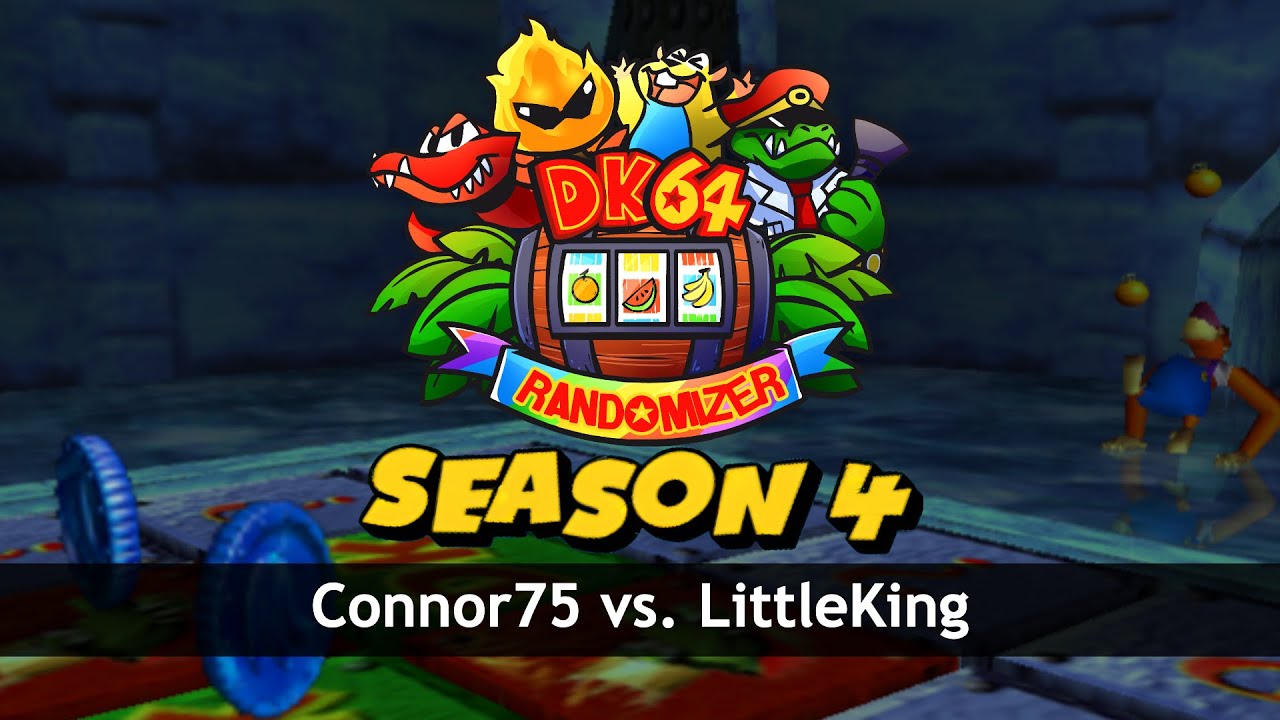 DK64 Randomizer | S4 Tournament Qualifier 1 | Connor75 vs LIttleKing