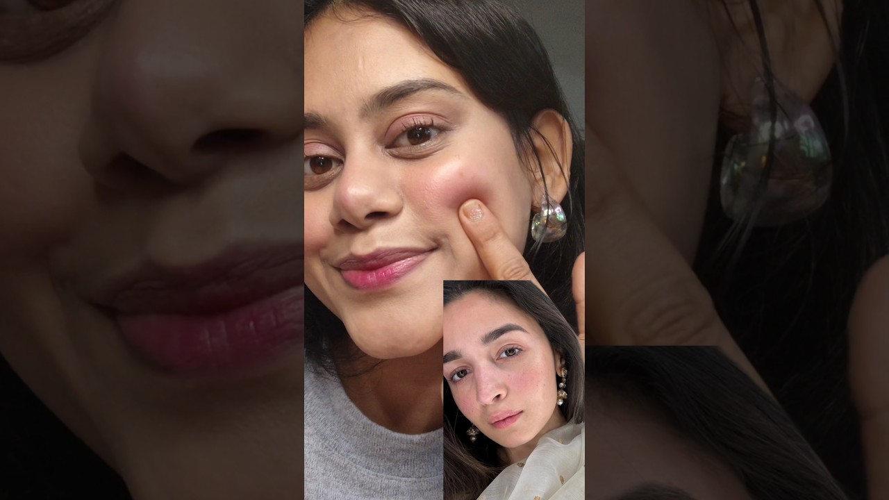 Simple Makeup Look recreated alia's look 