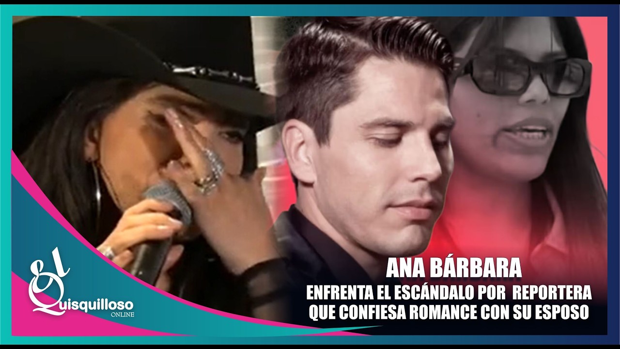 Reportera rompe el silencio y asegura que tuvo romance con el esposo de Ana Bárbara