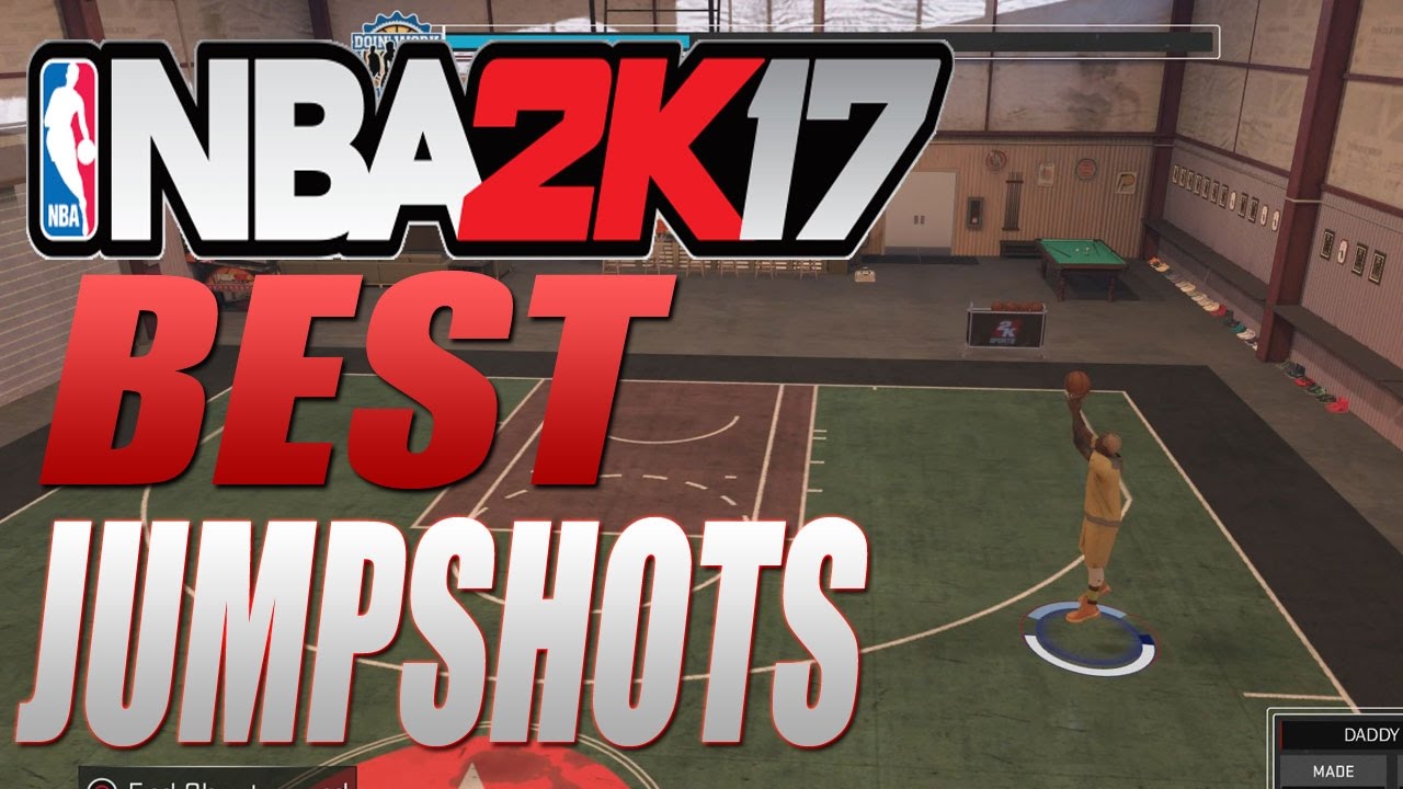 NBA2K17 BEST JUMPSHOTS - GREEN RELEASE EVERY TIME - TOP 3 JUMPSHOTS NBA2K17 MYPARK