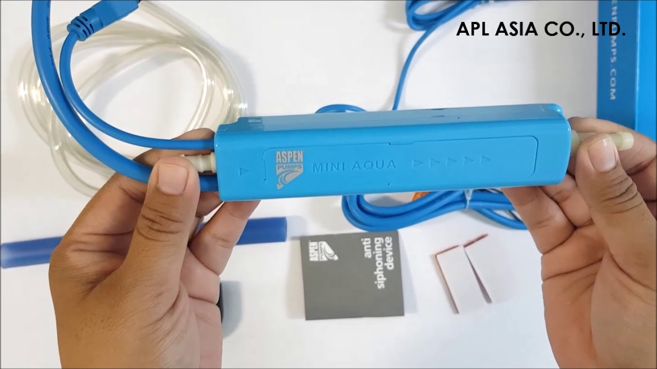 มารู้จัก ปั๊มเดรนน้ำทิ้ง กาลักน้ำ Aspen Pumps รุ่น Mini Aqua จากประเทศอังกฤษ