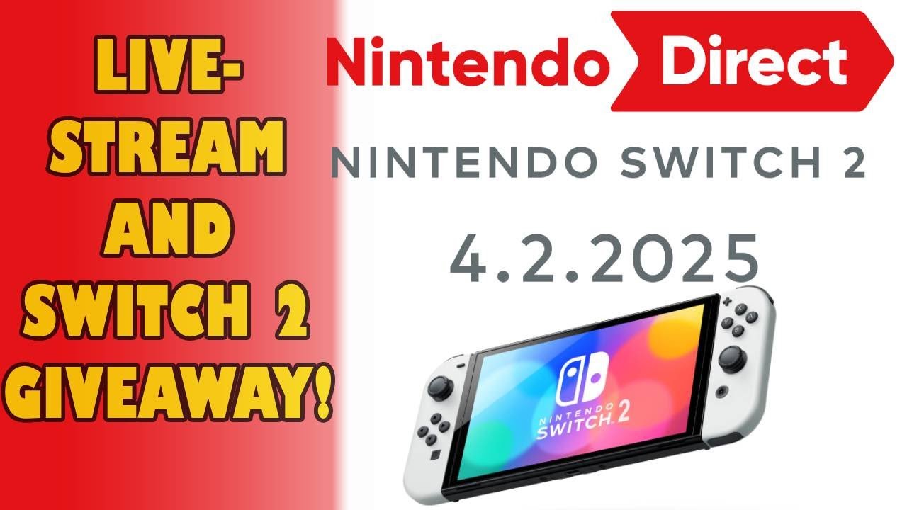 SWITCH 2 GIVEAWAY & Nintendo Direct Watchalong!