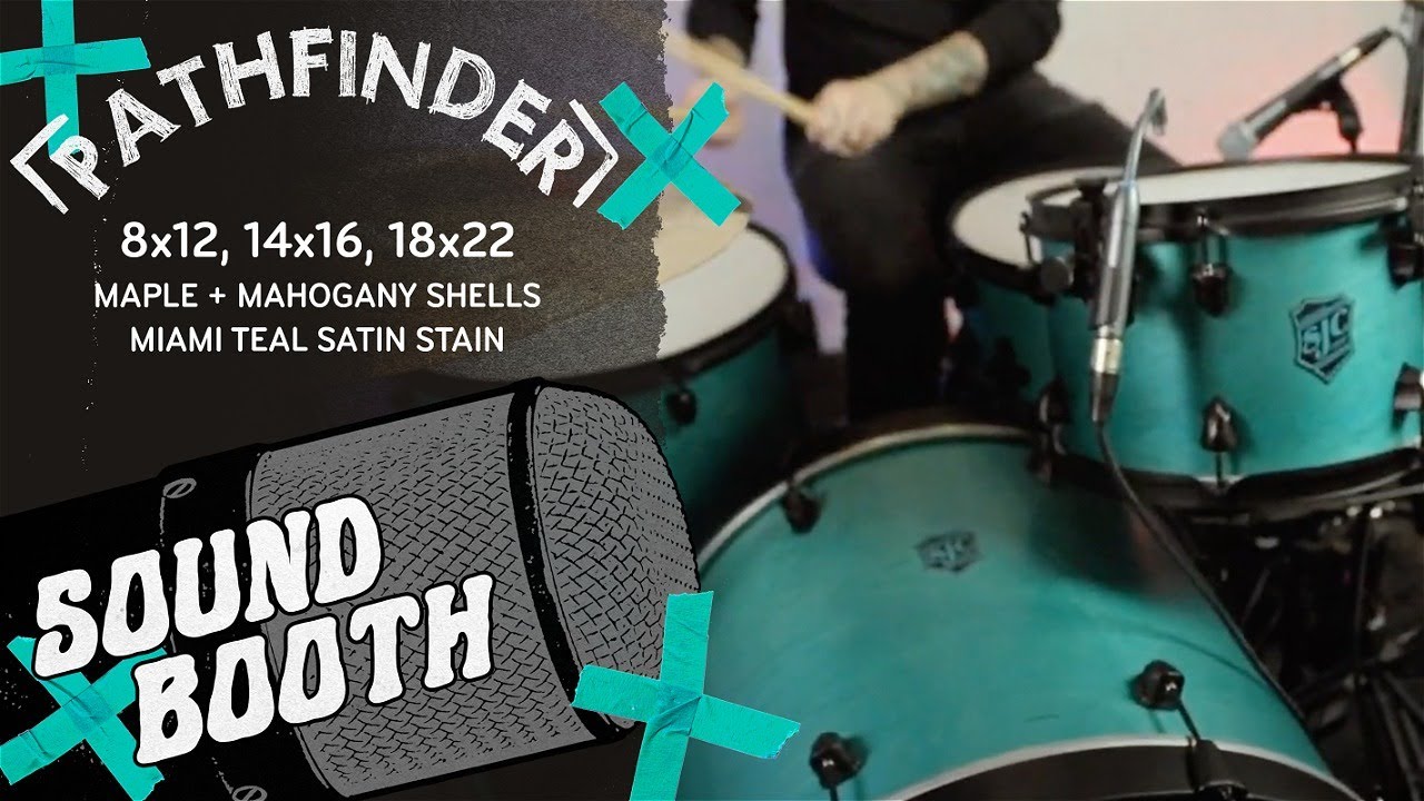 SJC Custom Drums - Pathfinder Soundbooth!