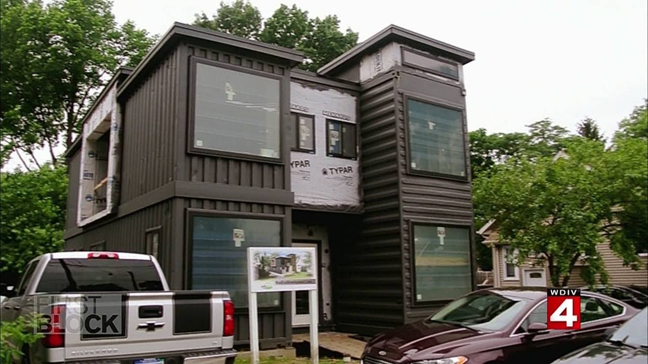 How shipping containers become new homes in Detroit