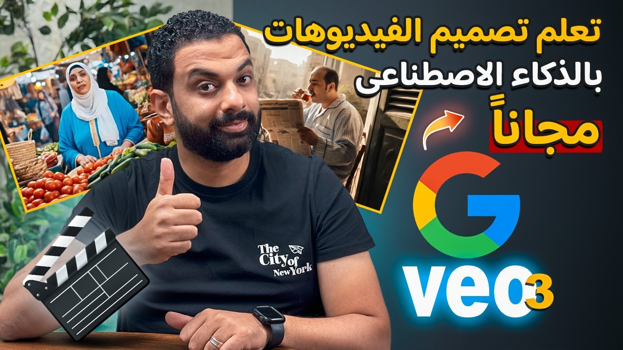 تصميم الفيديوهات بالذكاء الاصطناعى مجاناً | VEO3 الخطيــــر🔥