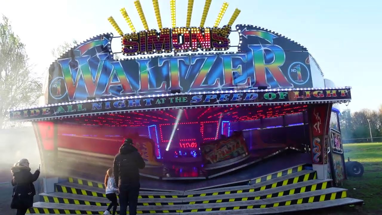 Off Ride Of William Roberts Waltzer A L S Silcocks Fair At orford Park Warrington