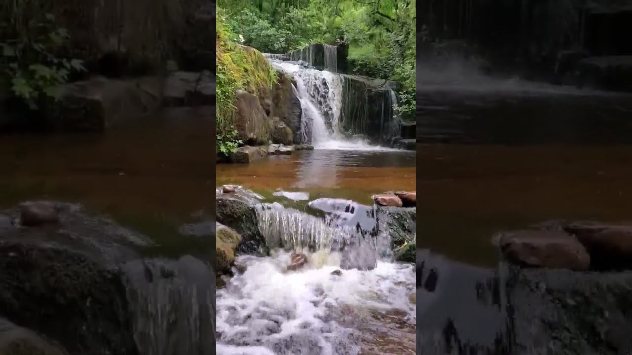 Composition hunting on a new waterfall trail. See you at 4pm GMT! #shorts #waterfallphotography