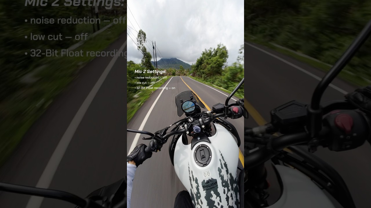 DJI Mic 2 + Osmo Action 4 Settings for Perfect Ride Sound