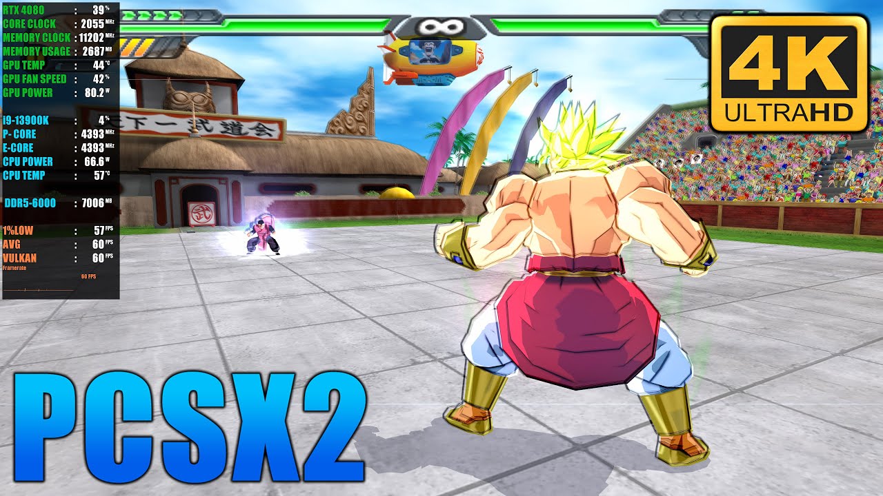 Dragon Ball Z: Budokai Tenkaichi 3 | PCSX2 Nightly Emulator | Best Settings | 4K 60FPS (2023)