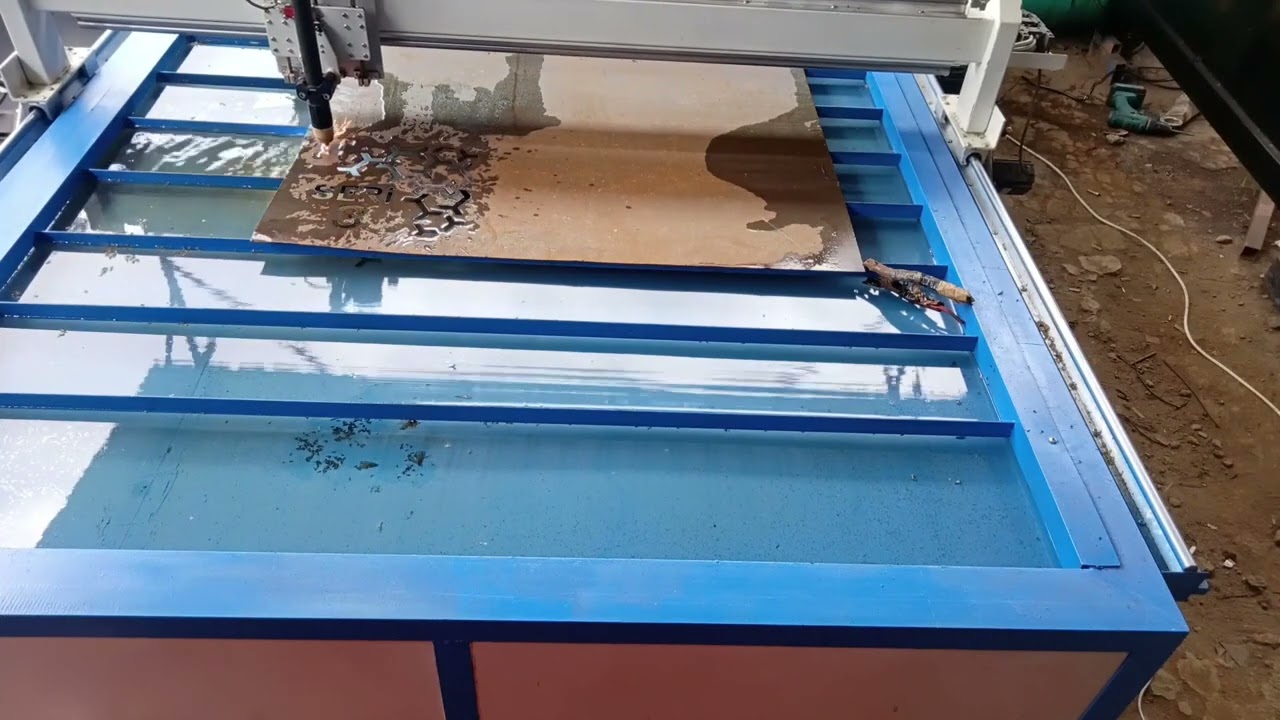 Mesin CNC Plasma ( Pengetesan mesin CNC Plasma series 3 by Berkah Jaya CNC Malang)