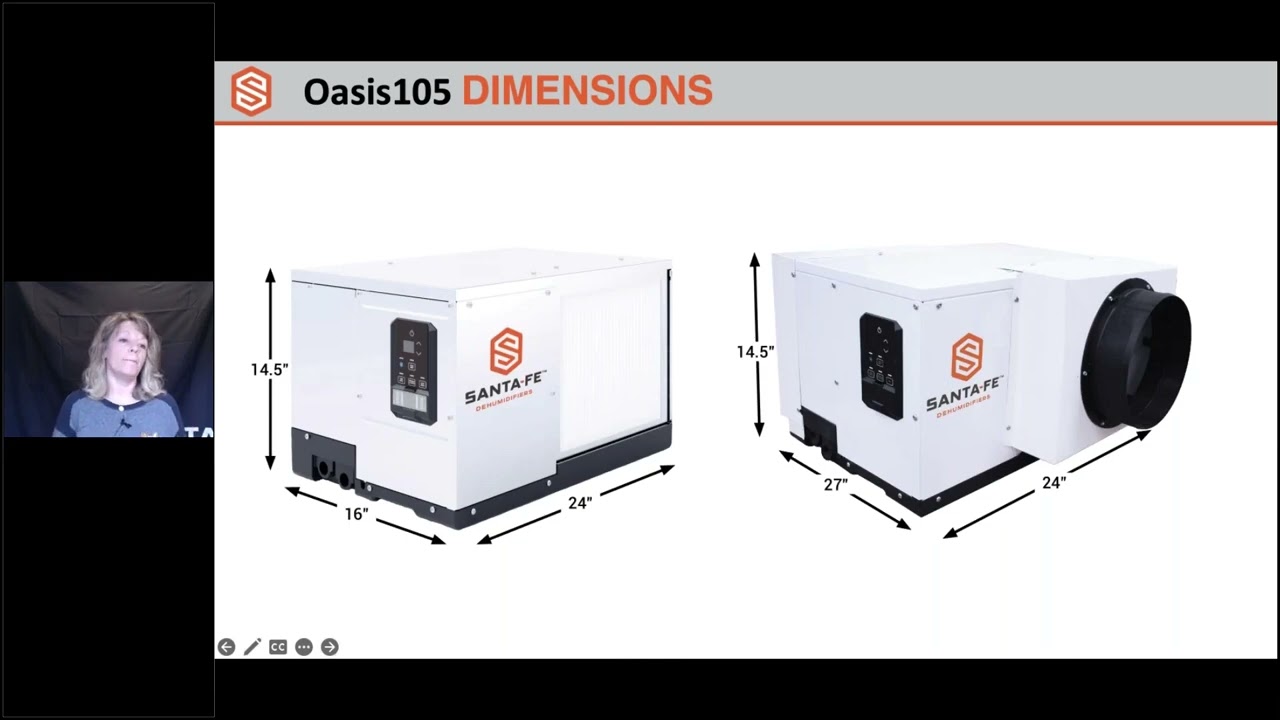 Webinar: The Newest Advancement in Dehumidification—Sante Fe Oasis105