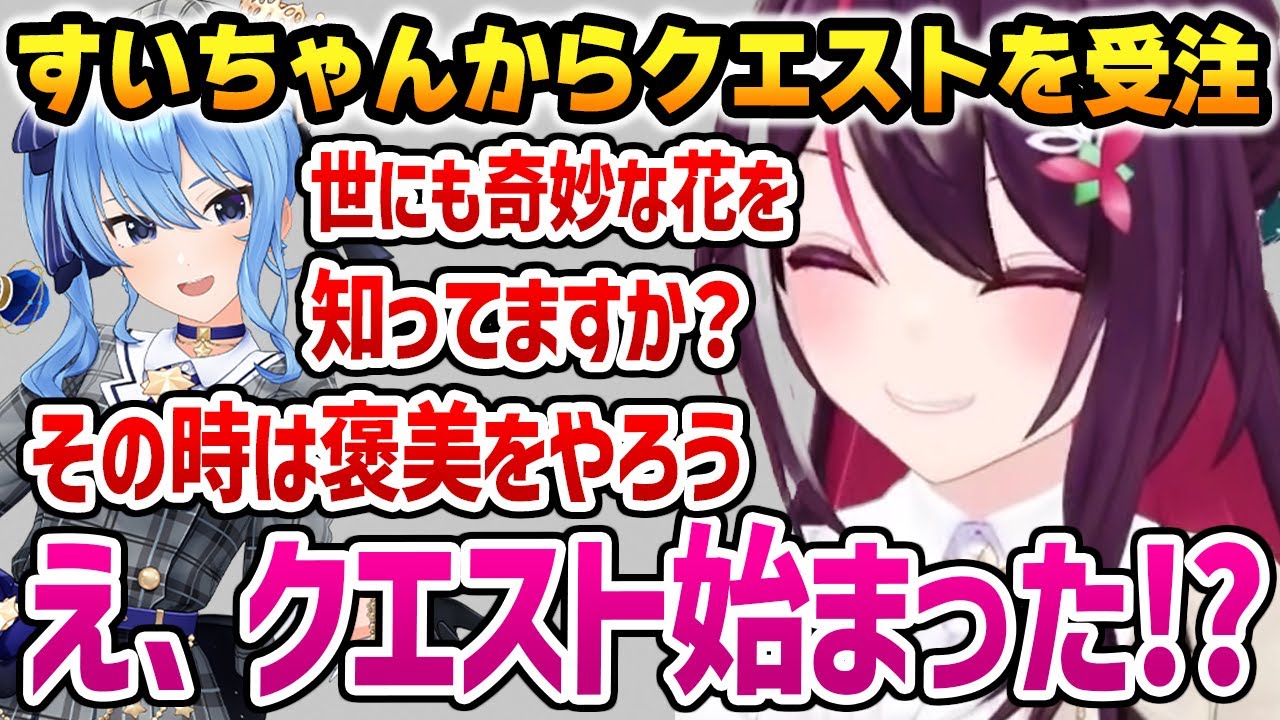 ホーロッパのNPC「すいちゃん」からクエストを受注するあずきち【新ホロ鯖 AZKi 星街すいせい ホロライブ】