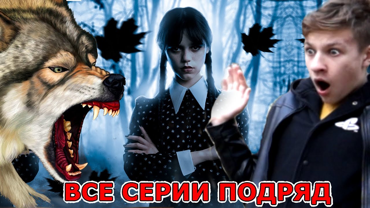 Уэнсдей Аддамс НАПАЛА НА МЕНЯ ! ВСЕ СЕРИИ ПОДРЯД