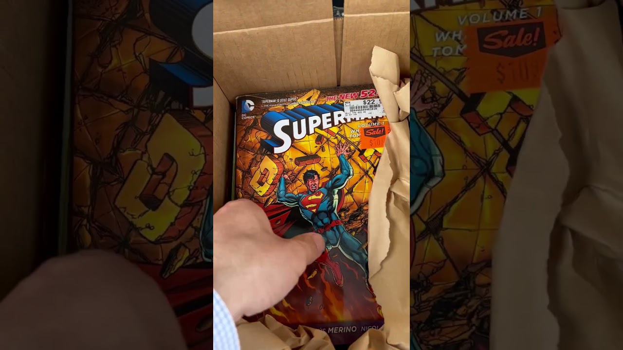 V-Stock Comic Book Mystery Box for $24.99??!!! #shorts #comicbooks #superman