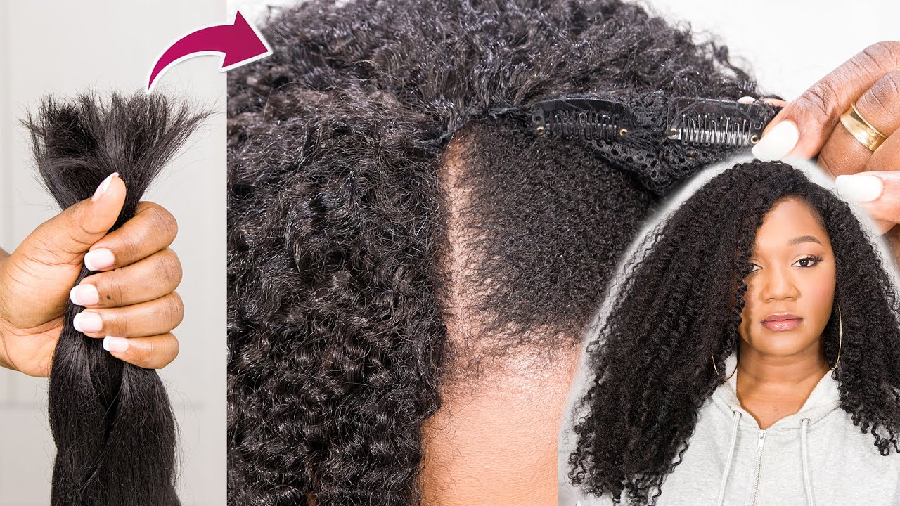 YOU CAN’T TELL IT’S BRAIDING HAIR 🔥 Diy $3 V-part wig with ONE pack of X-PRESSION braiding hair