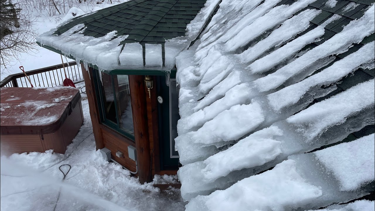 Hayward WI Ice Dam Removal