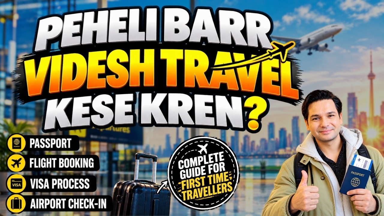 Pehli Baar Videsh Kaise Travel Karein? ✈️ Complete International Travel Guide for Indians