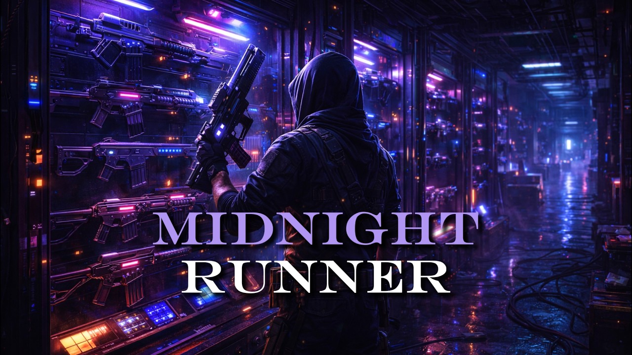 Midnight Runner 🌌 Cyberpunk Night Drive BGM | Electronic Music Mix (2 Hours)