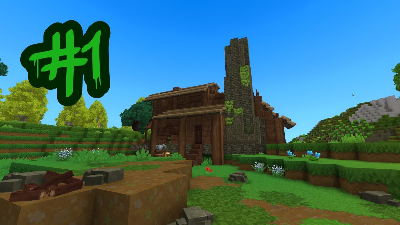 هايتيل 1# اللعب عجيبه🤩 أكثر من ماين كرافت | Hytale