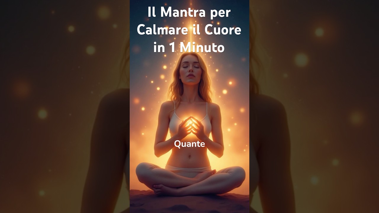Il Mantra Segreto per Calmare il Cuore in 1 Minuto
