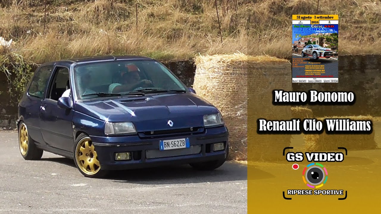2° Gimkana Città di San Mauro Castelverde | Mauro Bonomo | Renault Clio Williams