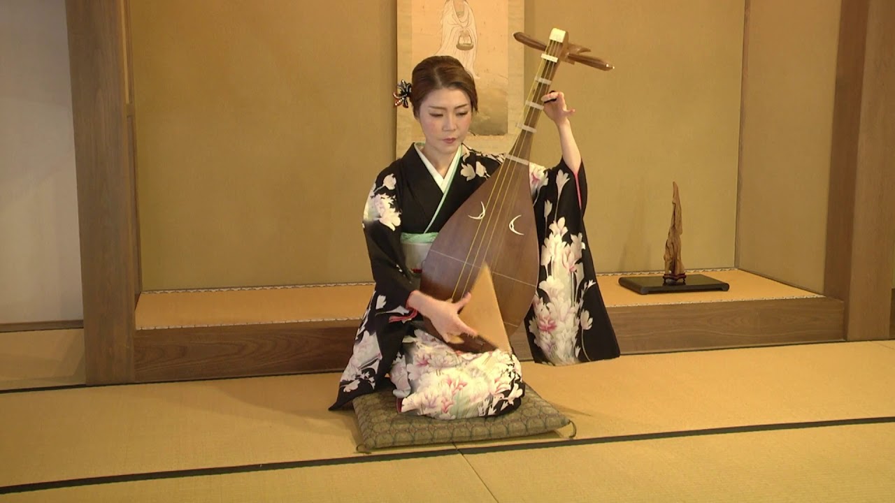 敦盛『平家物語』より　琵琶演奏　水島結子