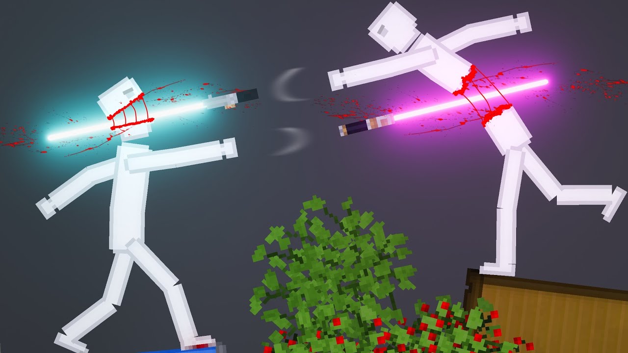 People Throwing Lightsabers At Each Other In People Playground (55)