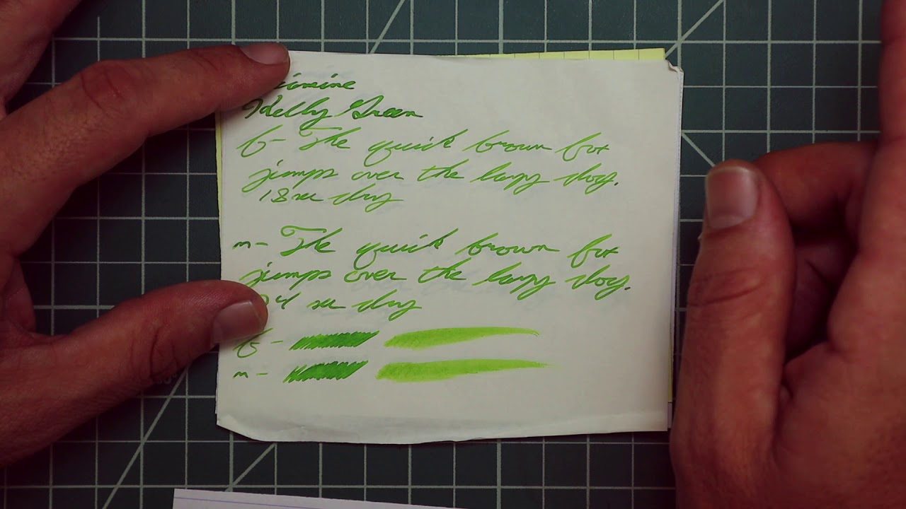 Diamine Kelly Green Fountain Pen Ink 