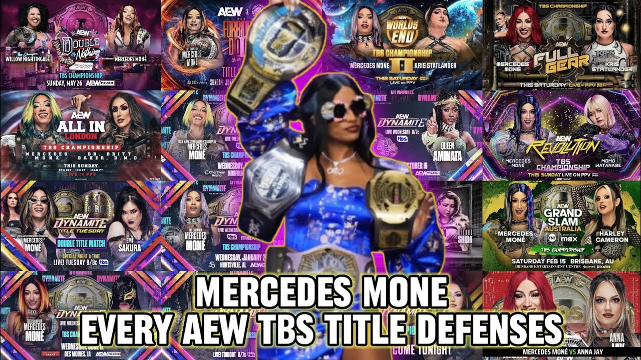 Every Mercedes Mone AEW TBS Title Defenses