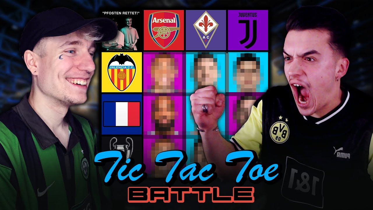 FUSSBALL TIC TAC TOE BATTLE IX vs. DENNY ⚽⚔️