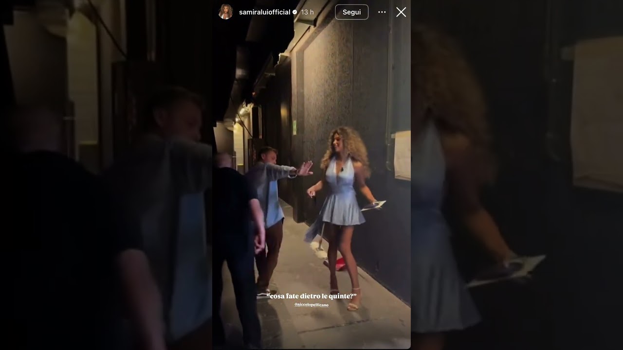 Samira Lui balla nel backstage de &lsquo;La Ruota della Fortuna&rsquo;