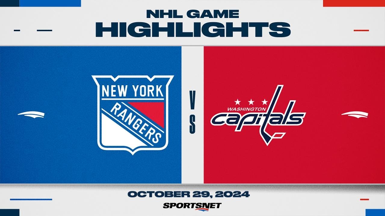 NHL Highlights | Rangers vs. Capitals - October 29, 2024