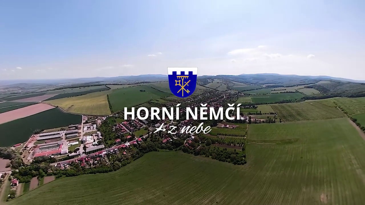 Letecké video Horní Němčí z nebe
