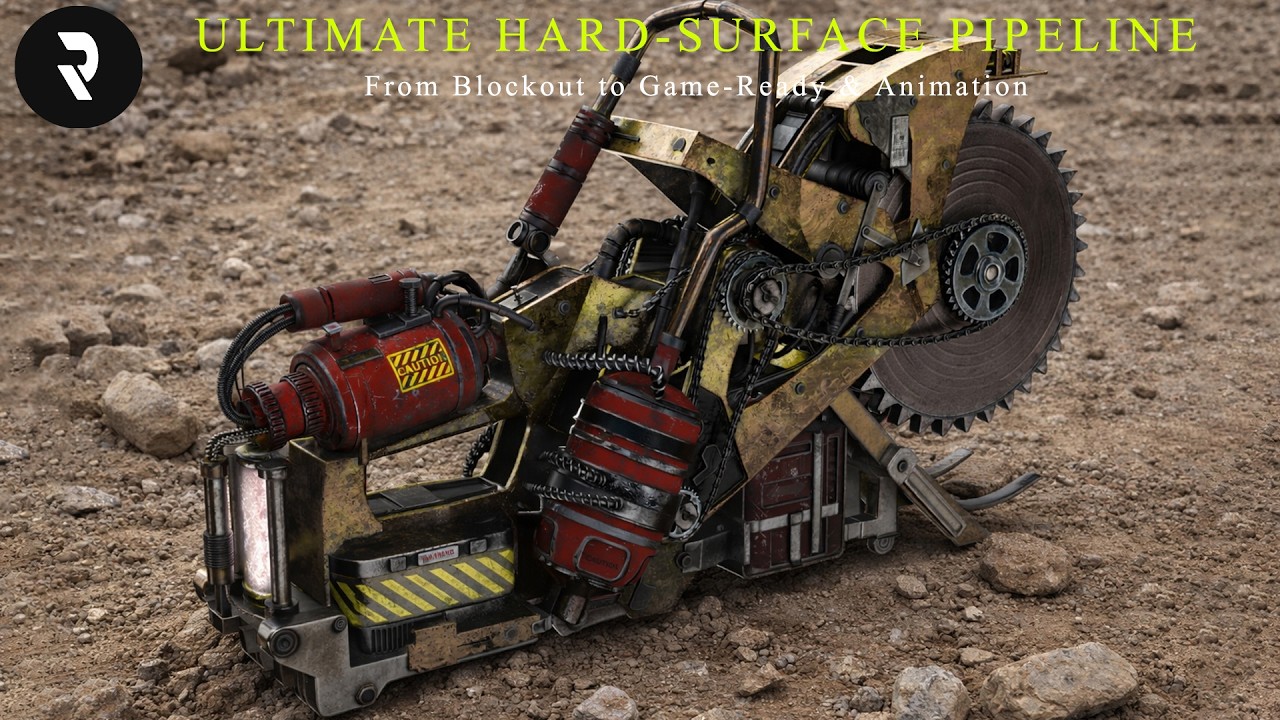 Industrial Plasma Saw | AAA Game-Ready 3D Asset | 67K Tris | Unreal Engine 5