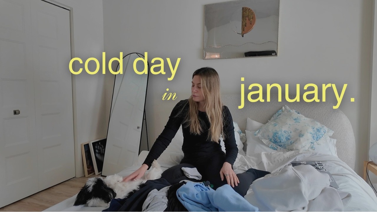 Homebody Diaries | a quiet winter day alone: cooking, reading & staying warm / introvert vlog