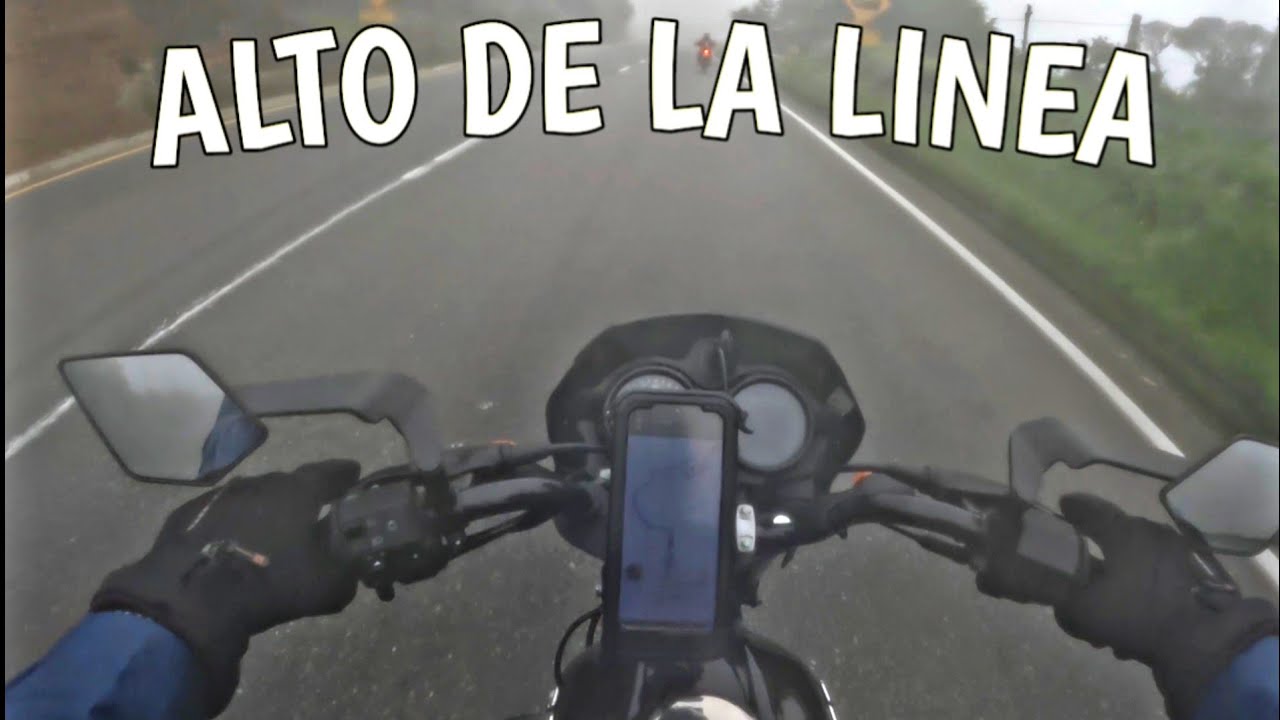 Viaje de MELGAR A CALI Cruzando Alto de la Linea en Boxer CT100
