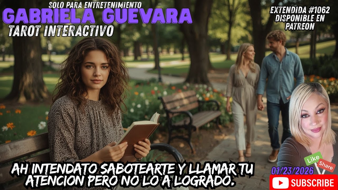 Ah intendato sabotearte y llamar tu atencion pero no lo a logrado. Tarot. EXTENDIDA #1062