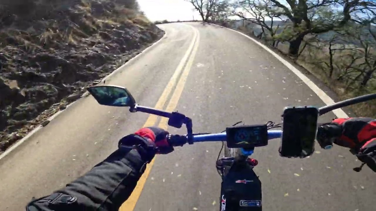 Battle of the QS hubs QS273 QS205 and QS203 December E-bike ride -compare top speed curve battle