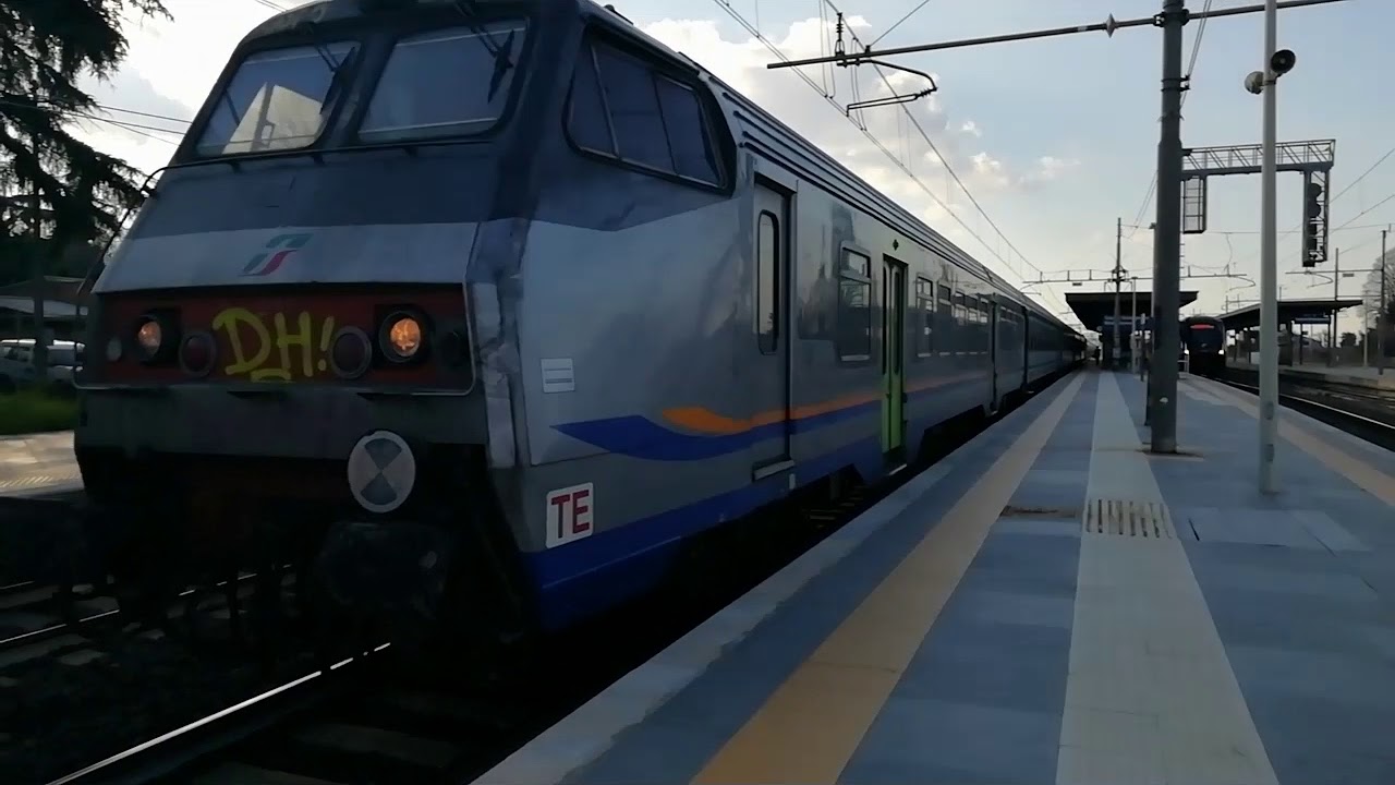Nico da Reporter per la paura Coronavirus in stazione e treni limitati a CASTEL BOLOGNESE per lavori