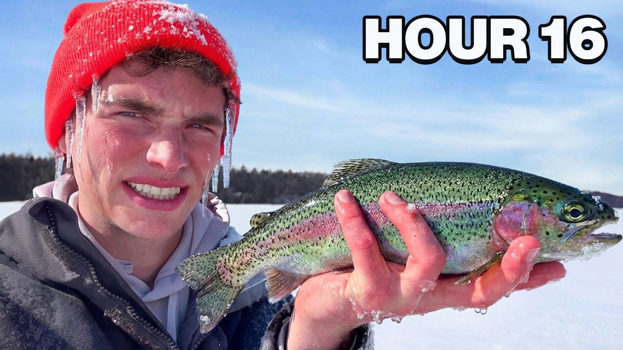 I Tried Ice Fishing for 24 Hours!