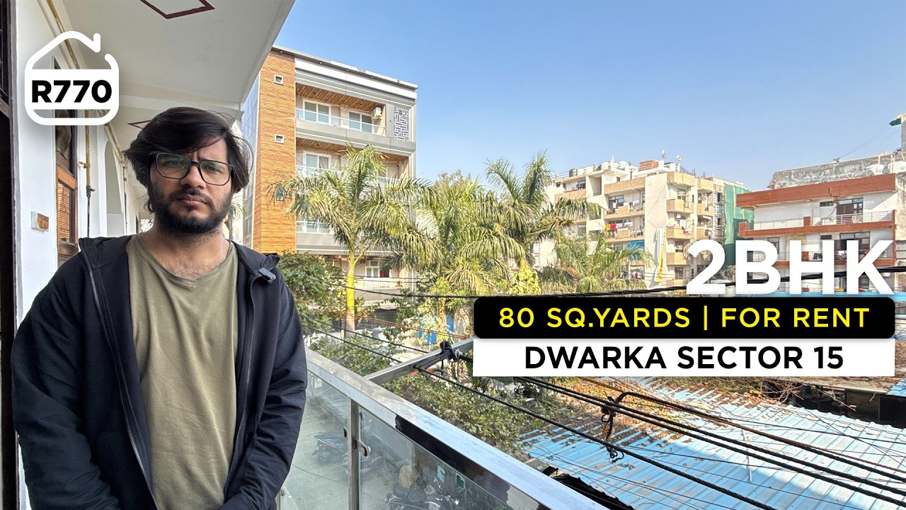 बड़े Size का 2BHK flat for rent in Dwarka Sector 15 | BRS SHOW R770