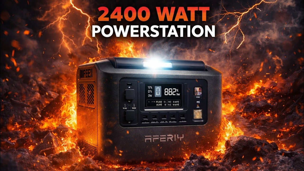 Электростанция AFERIY P210 ‼️Слишком дёшево‼️Мощная 2400 Вт👍Приложение и Bluetooth👍 POWERHOUSE ‼️
