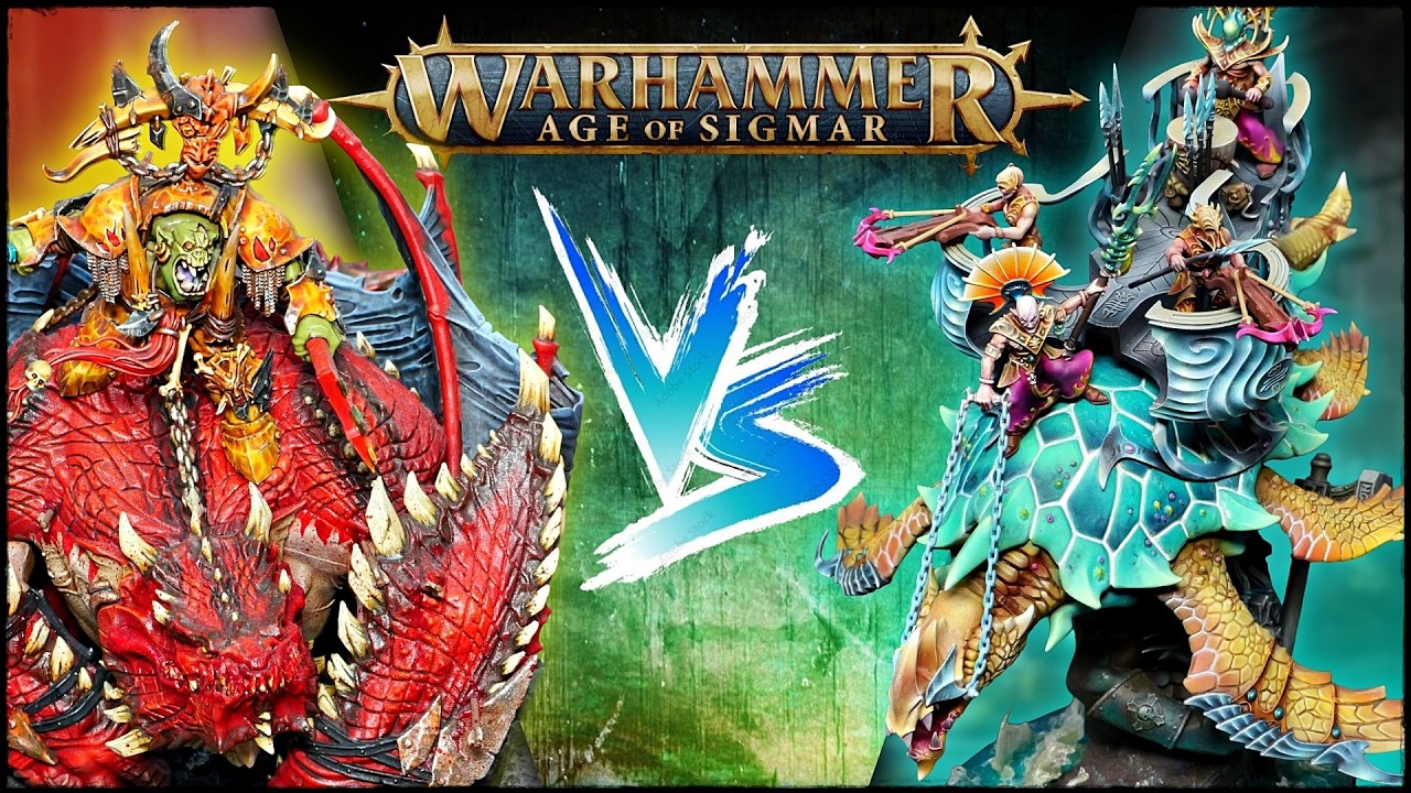 Warhammer AOS Ironjawz VS Idoneth