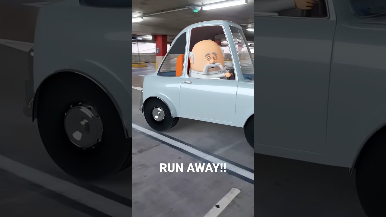 DRIVE AWAY!!! or RUN🥶🥶🥶🥶😱😱😱 #shorts #animation