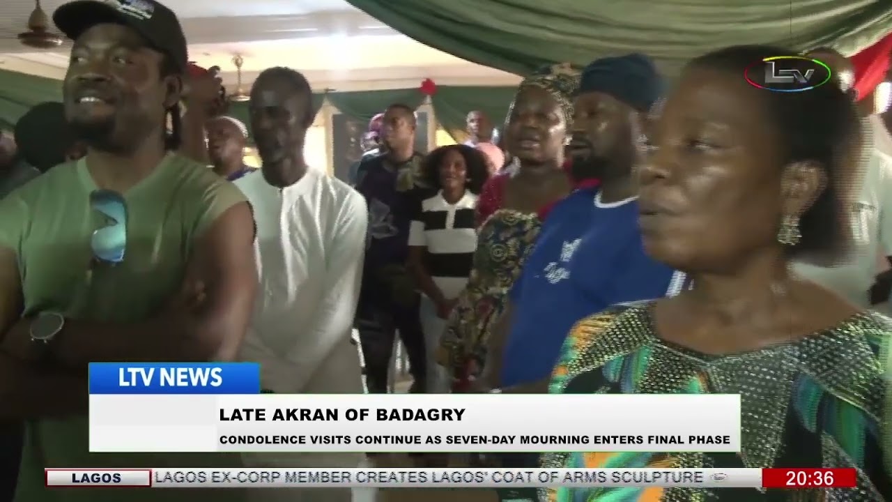 Late Akran of Badagry: Condolence Visits Continue as Seven-Day Mourning Enters Final Phase