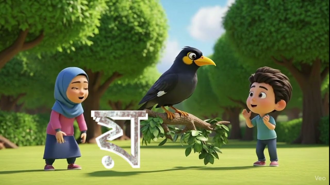 ক খ গ | বাংলা ব্যঞ্জনবর্ণ | স থেকে ঁ | Kids song | KA KHA GA